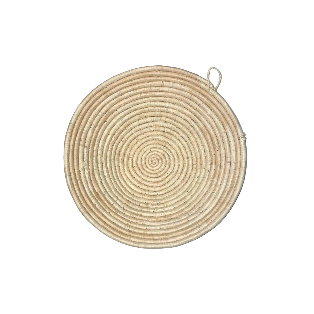 AFRICAN BASKETS AUSTRALIA WHOLSALE | BOWL | MED| ALL NATURAL | FULL COLOUR | ON WHITE