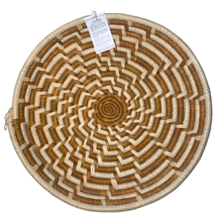 Platter | Geometric | on white | African baskets wholesale in Australia | Afribeads