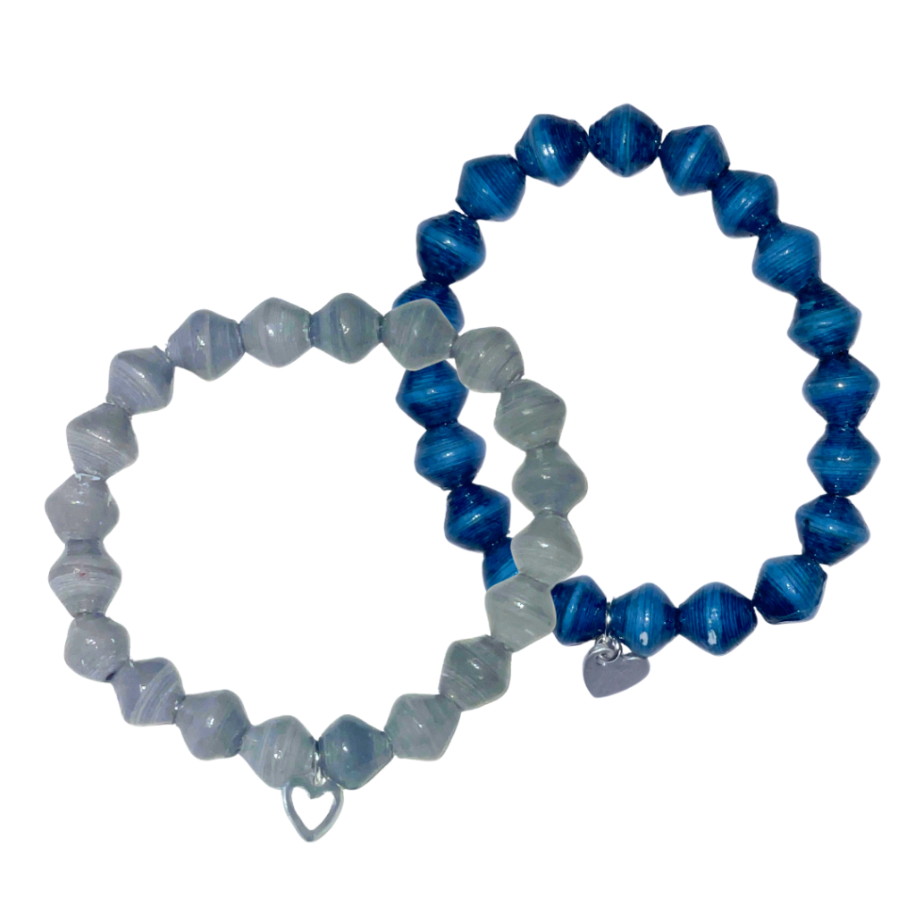 New! AfriBOMB Bracelets
With Heart Charm made from reclaimed bomb fragments. From a bomb to beautiful jewellery.