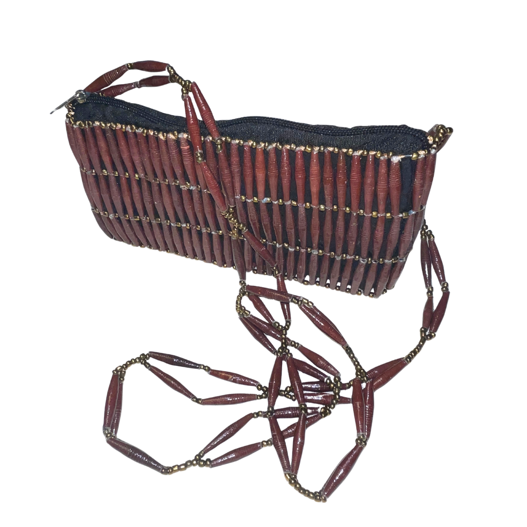 Handmade Paper Bead Clutch - Image 7