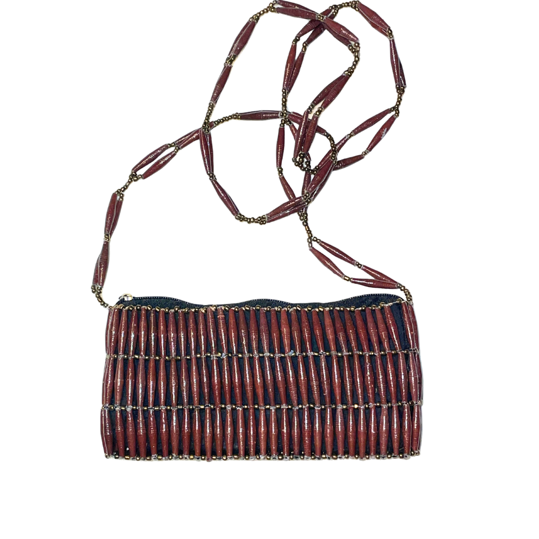 Handmade Paper Bead Clutch - Image 6