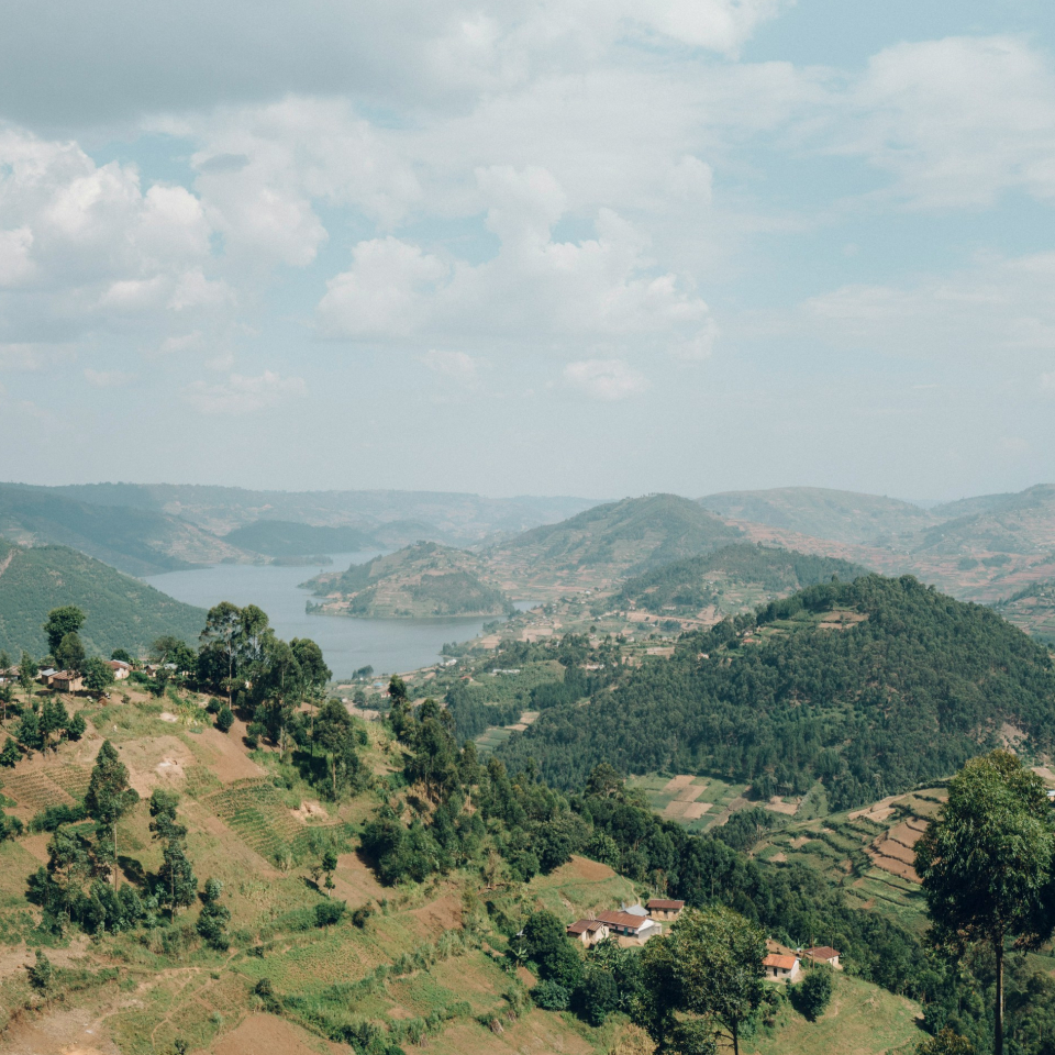 Natural scenery in Uganda, Africa